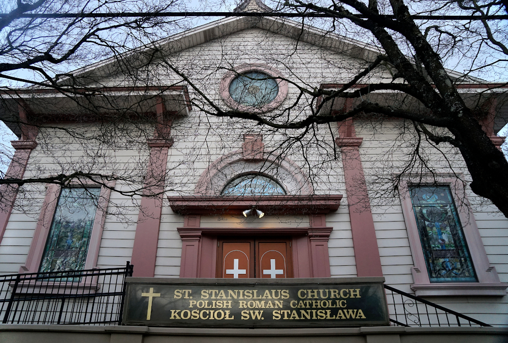 Front facade of St. Stanislaus Church