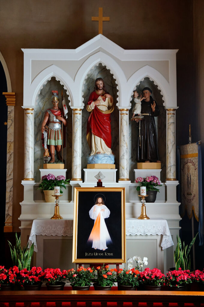 Side altar in St. Stanislaus Church